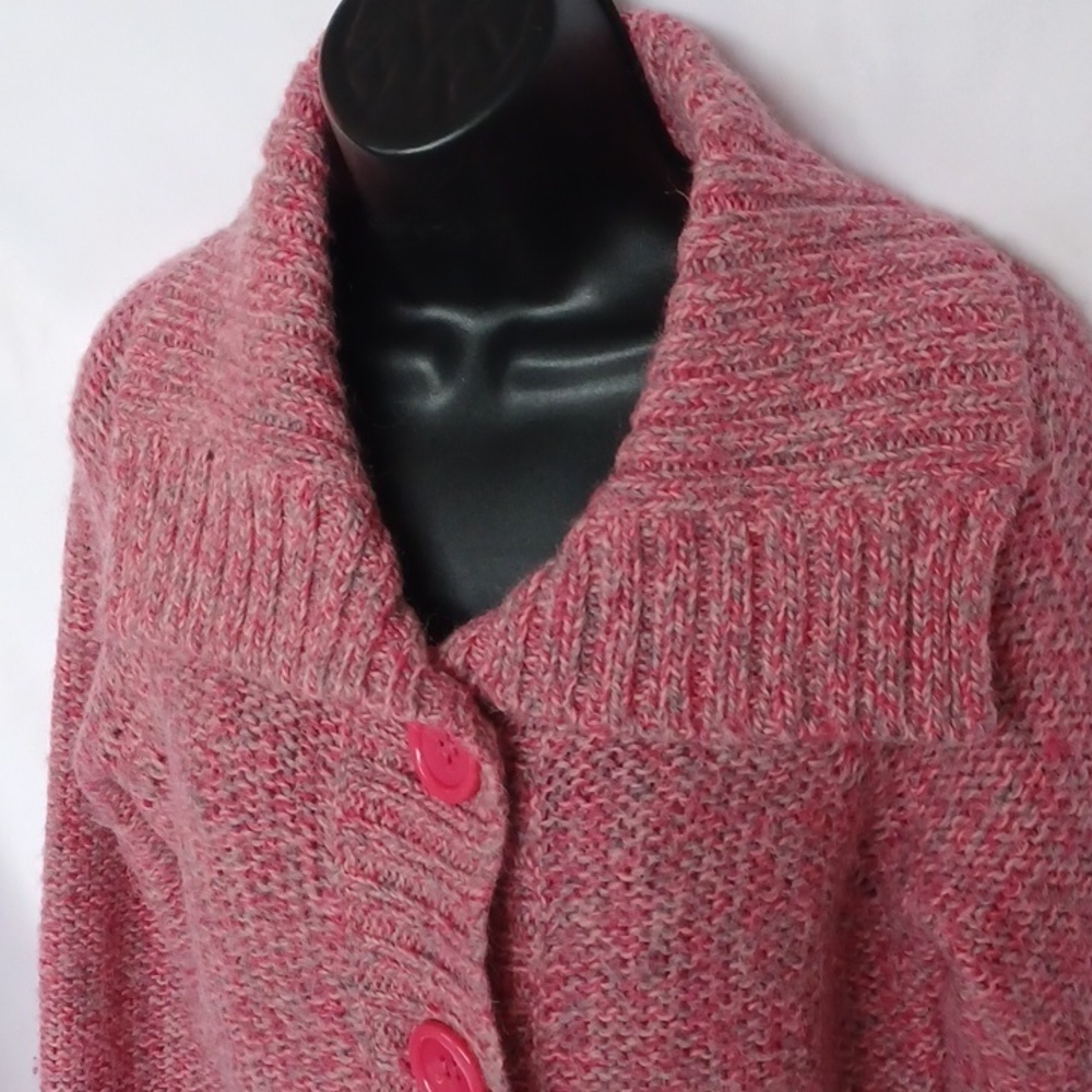 Ruff Hewn Cardigan Sweater | M | Wool & Alpaca, 21" PTP
